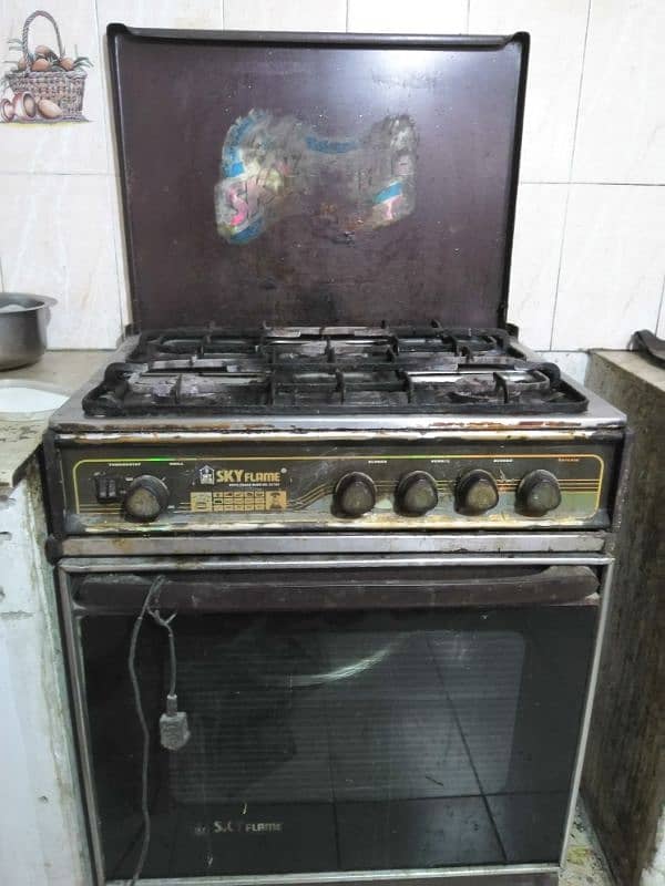 gas stove with oven 2