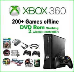 XBox 360 Console 1 TB HD with 2 Controllers