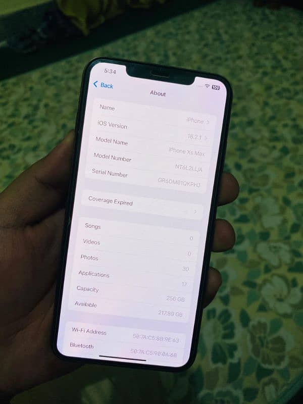 I phone Xs Max 256gb Non pta 5