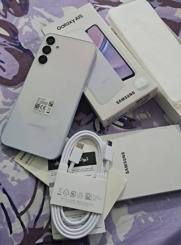 Samsung A15 8gb 256gb just 5 day use 0/3/2/7/4/3/7/7/1/5/1 1