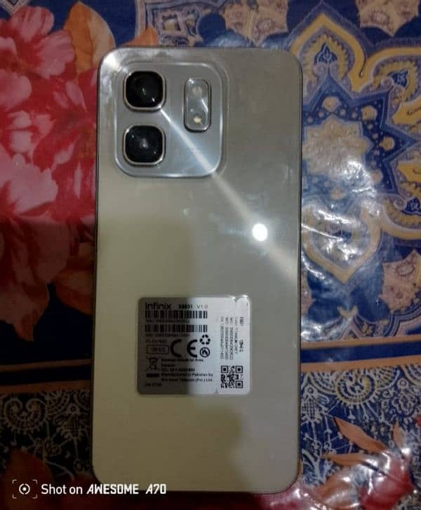 Infinix hot 50i 12/128 New condition 10months warranty Urgent sale 1