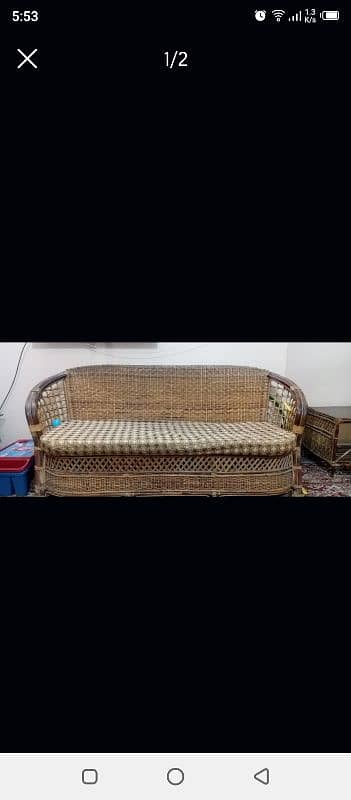 3,1,1 sofa set with table for sale 30 k only 6