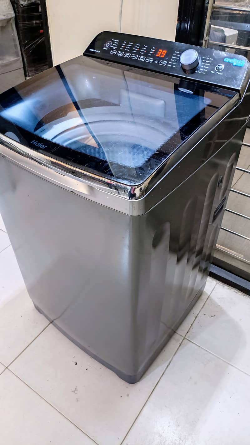 Haier 12 kg Big Size Automatic Washing Machine with Warranty Good Cond 6