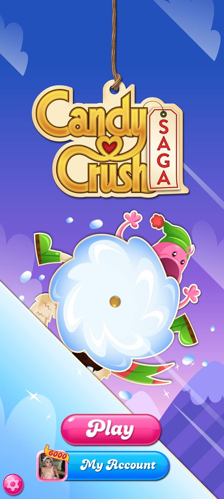 CANDY CRUSH SAGA GAME ID LEVEL PASSED 6500 WITH 1100 GOLD BAR 1