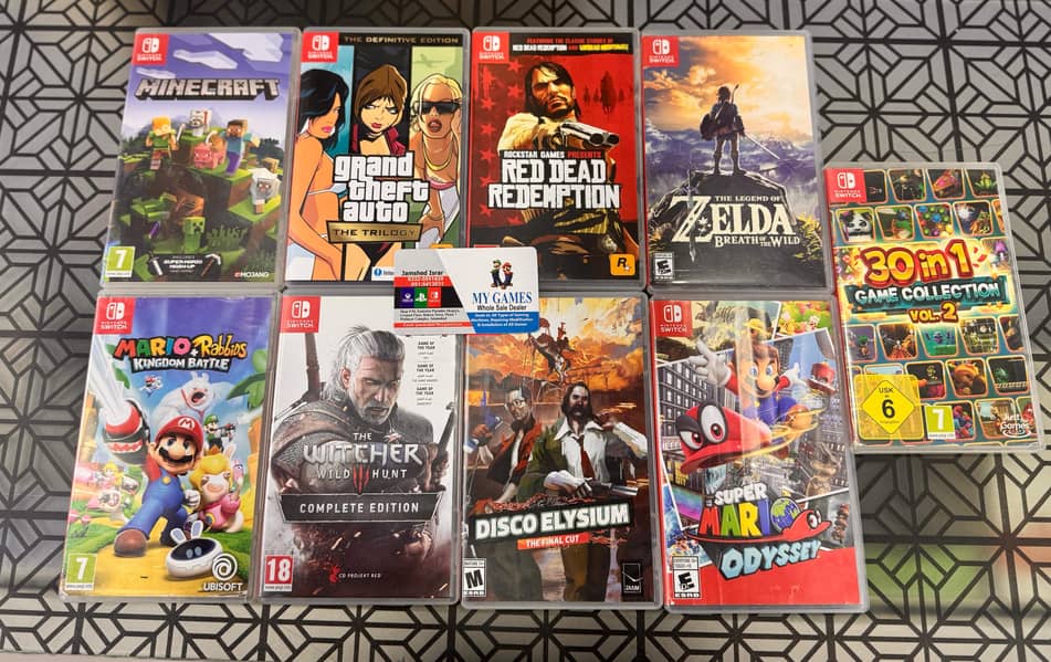 NINTENDO SWITCH USED GAMES AVAILABLE AT MY GAMES 1