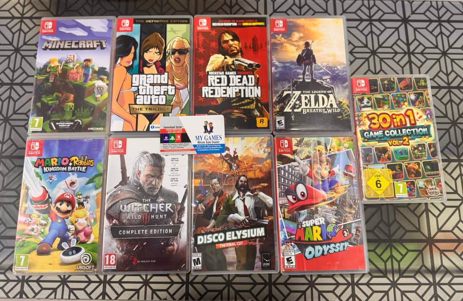 NINTENDO SWITCH USED GAMES AVAILABLE AT MY GAMES 2