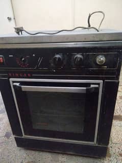 cooking range with 3 stoves