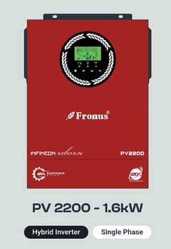 Fronus INFINEON Reborn TITAN PV2200 1.6KW Solar Hybrid Inverter