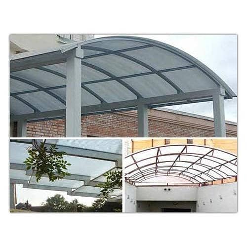 fiber glass sheds / car parking shades / car shed / Fiber glass works 11