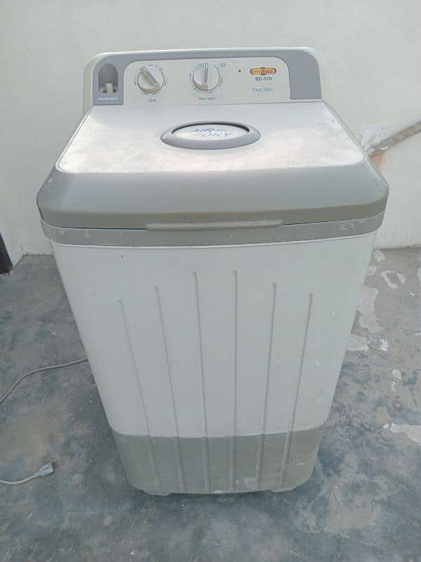 haier single Tub 8kg washing machine and super Asia SPINNER fast wash 7