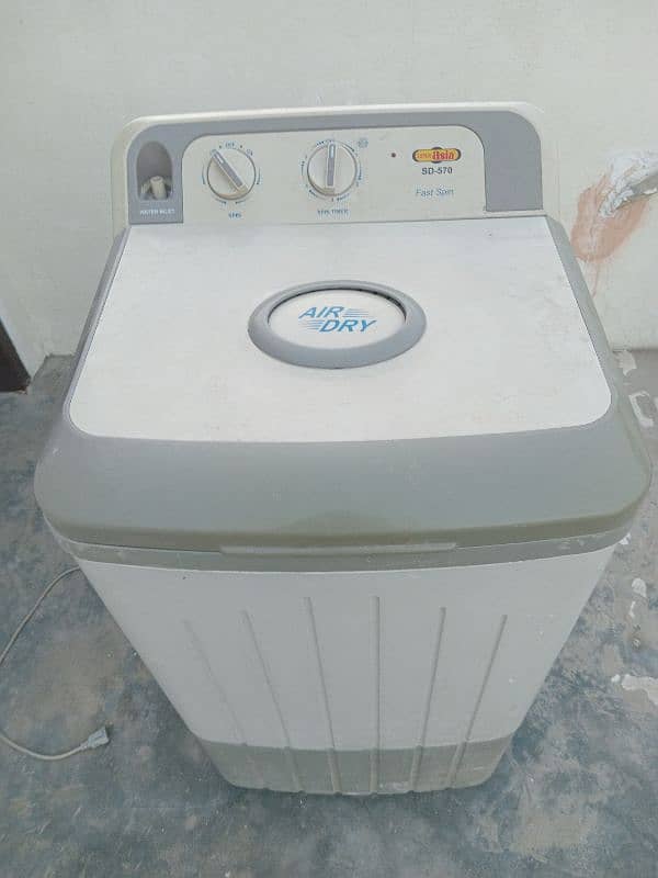 haier single Tub 8kg washing machine and super Asia SPINNER fast wash 9