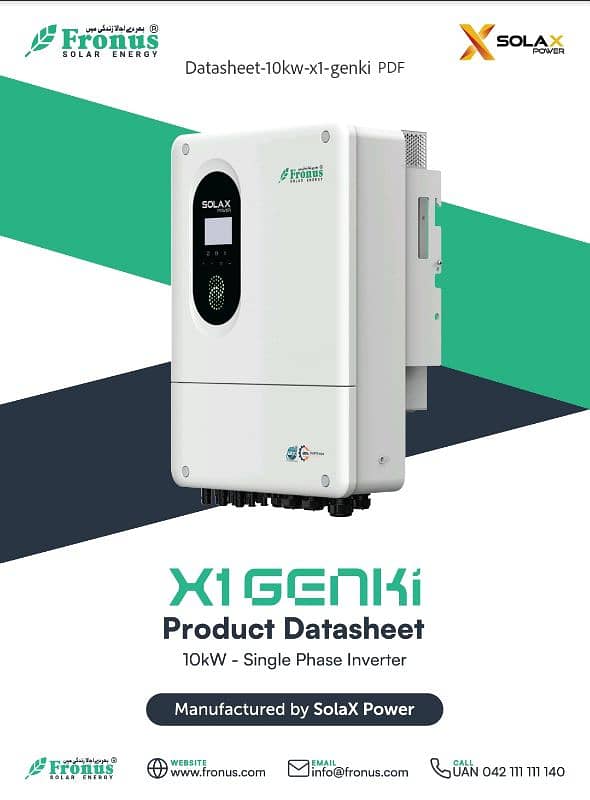 Fronus Solax Power X1 GENKI 10KW IP65 Solar Hybrid Inverter 2