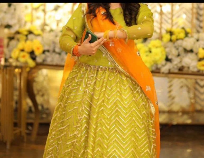 Beautiful green lehnga 0