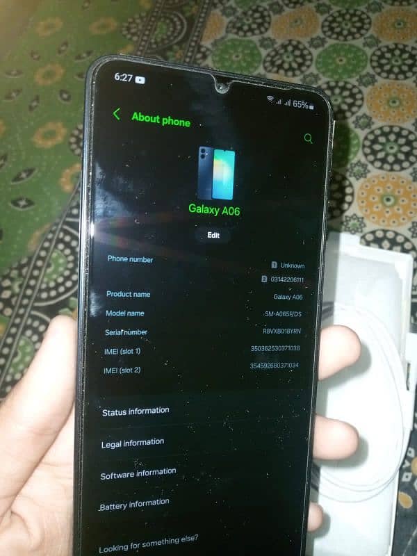 Samsung galaxy A06 4/128gb fixed price 8