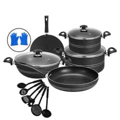 Non Stick Cookware Set- 17 Pcs