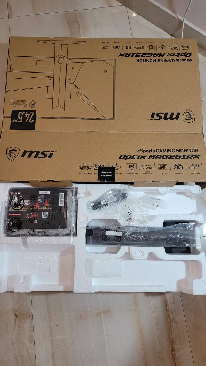 MSI Optix MAG251RX - eSports Gaming Monitor 8