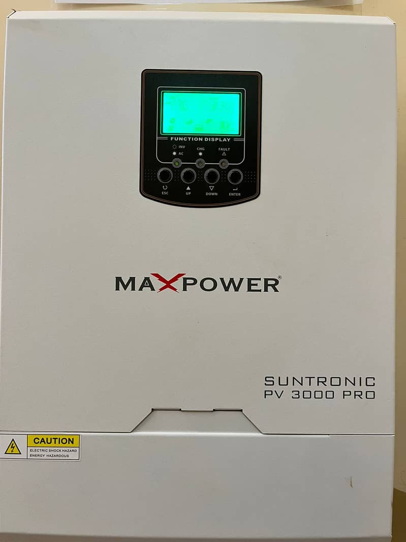 Maxpower PV 3000 warranty with battery Li-ion 0