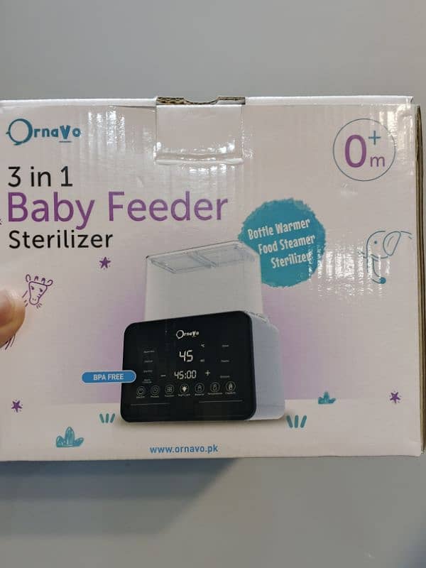 Ornavo 3 in 1 Baby Feeder Bottle Sterilizer 1