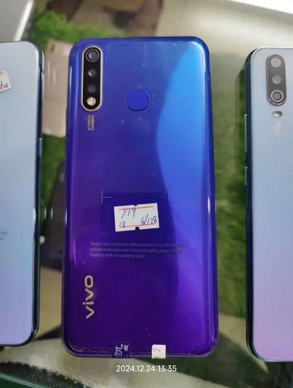 Vivo S1 6gb 128gb indisplay Fingerprint Vivo Y17 118gb Vivo Y19 128gb 1