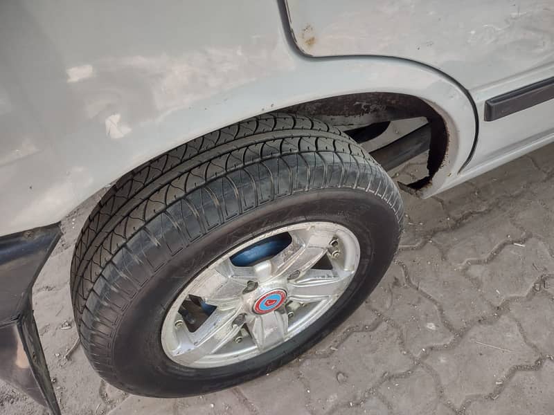 Alloy rims and tyres size 20 like new (fx, mehran, khyber, bolan) 0