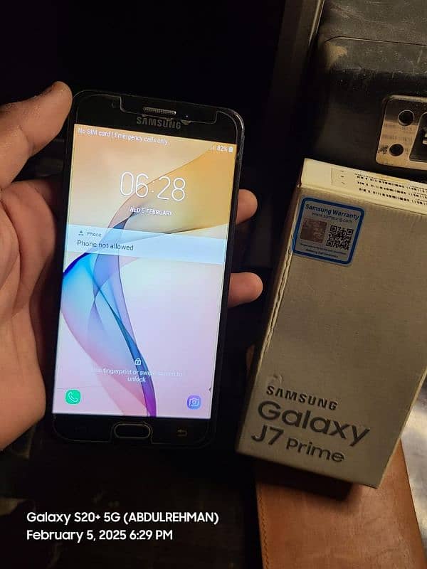 Samsung  J7 prime with box new 1