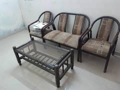 sofa set with table