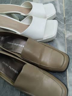 hush puppies original shoe & Primark branded heel sandle iin low priz