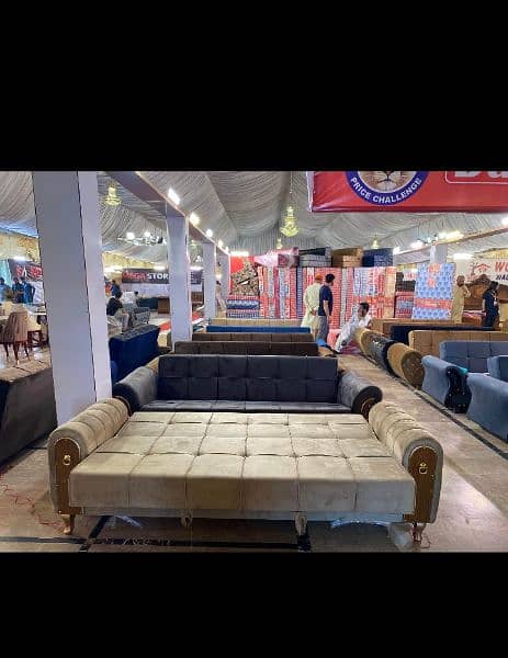 new wooden sofa combad 13