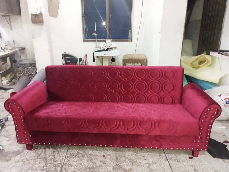 new wooden sofa combad 14