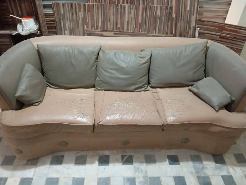 6 Person Sofa Set For Sale With 10 Cushions 0