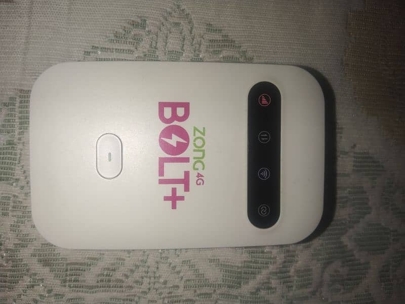 ZONG 4G BOLT PLUS INTERNET DEVICE NEW MODEL 0