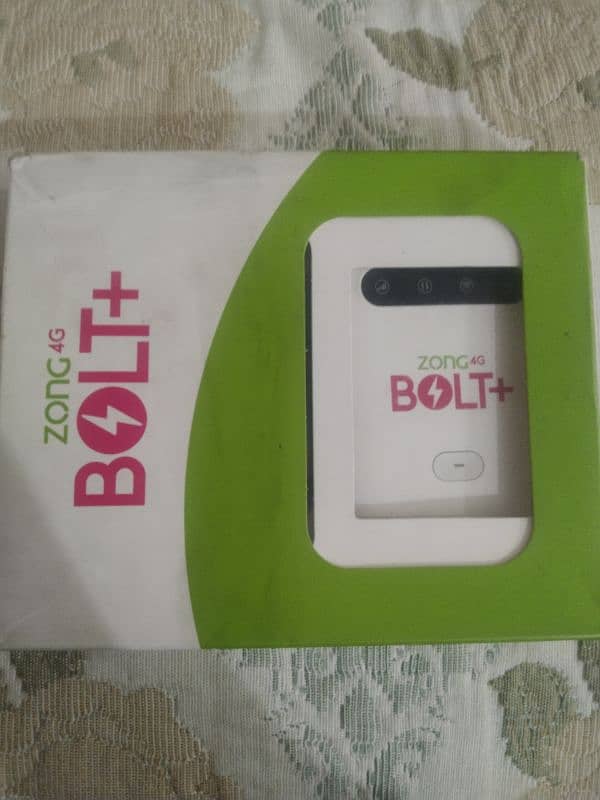 ZONG 4G BOLT PLUS INTERNET DEVICE NEW MODEL 7