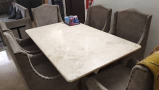 6 chair dining table