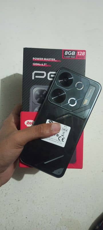 itel p65 all ok good condition with box power bank 1