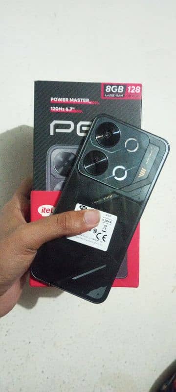 itel p65 all ok good condition with box power bank 2