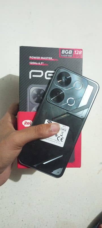 itel p65 all ok good condition with box power bank 4