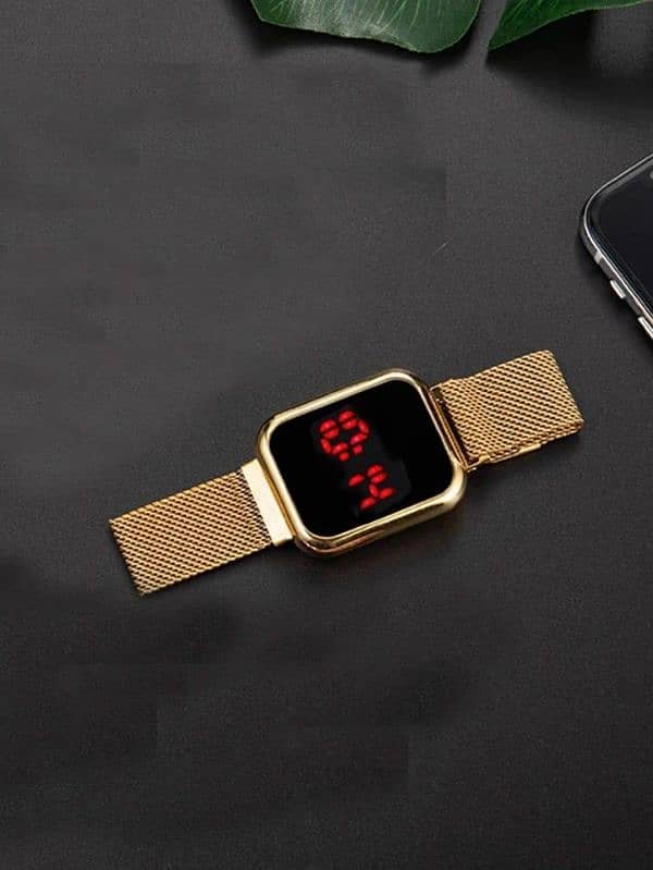 Led Display digital watch with magnetic strap 1