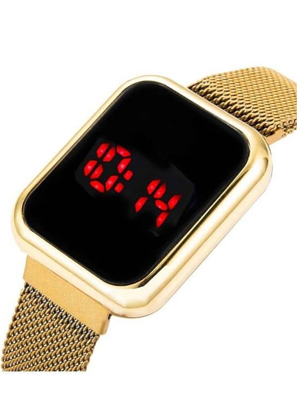 Led Display digital watch with magnetic strap 2