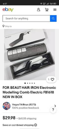 ELECTRIC HAIR IRON