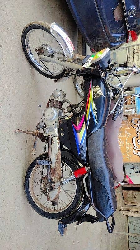 Honda Cd70 use bike Punjab number plate 3