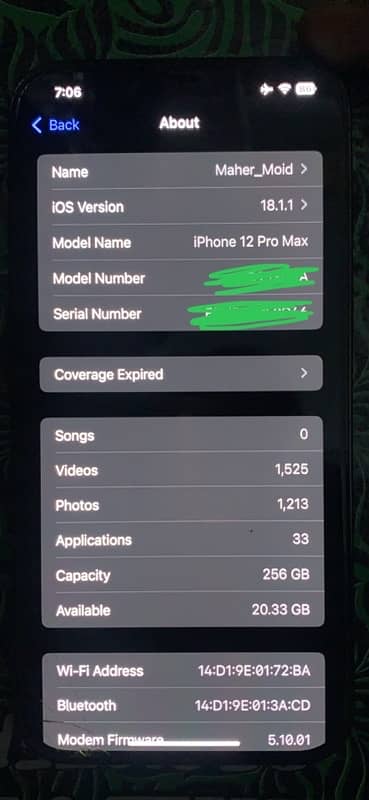 iPhone 12 Pro max model America condition 10/9 7