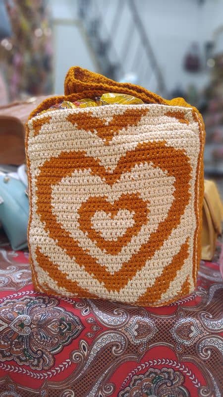 CROCHET HAND MADE BAG. 0