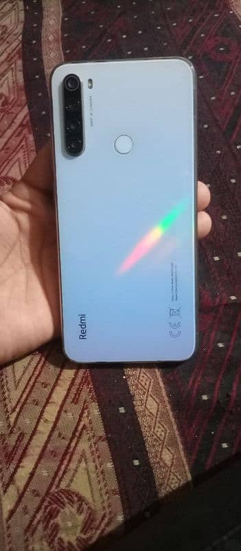 Redmi note 8 pack set hai one hand use hua hai condition 10 by 10 hai 1