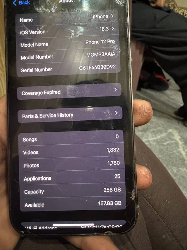 iphone 12 pro 256 non pta esim time 2 month 4