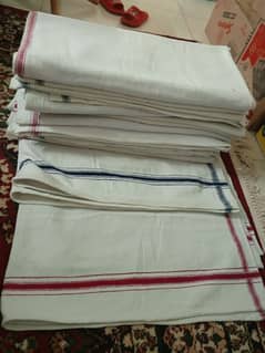 Hand made Blanket - white Cotton khees