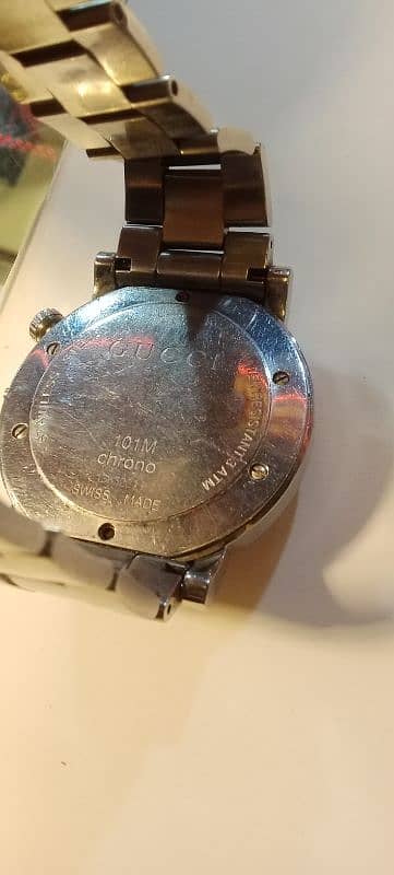 GUCCI ORIGNAL WATCH 101M CHRONO 2