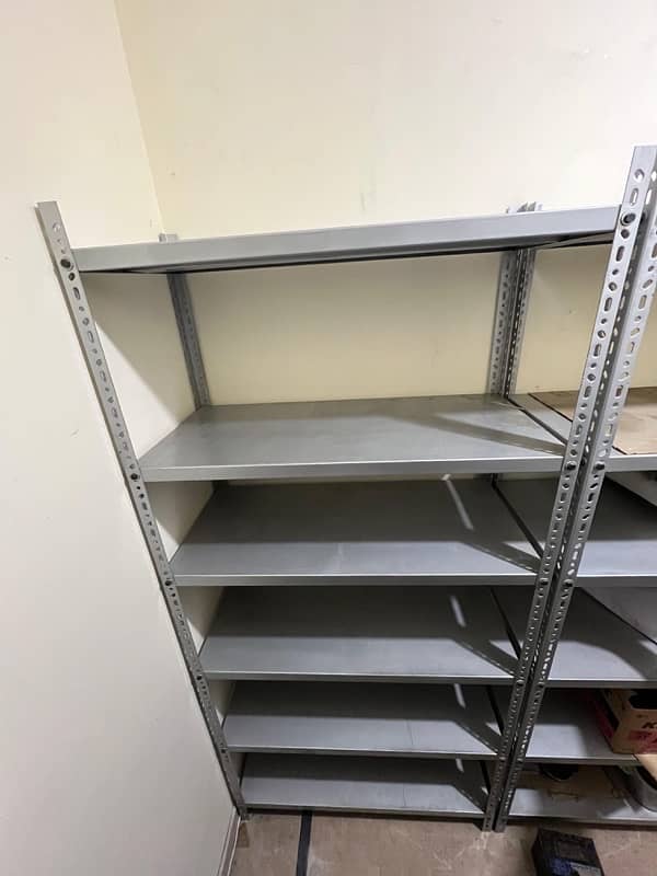 2 Heavy Duty Metal Racks 1