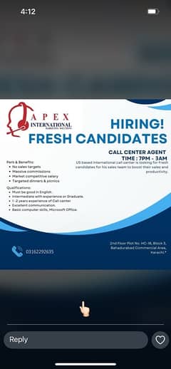 Call Center Representative