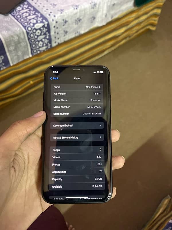 iphone xr pta approved with box 7