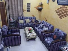 7 seater Sofa set custom made in best condition.